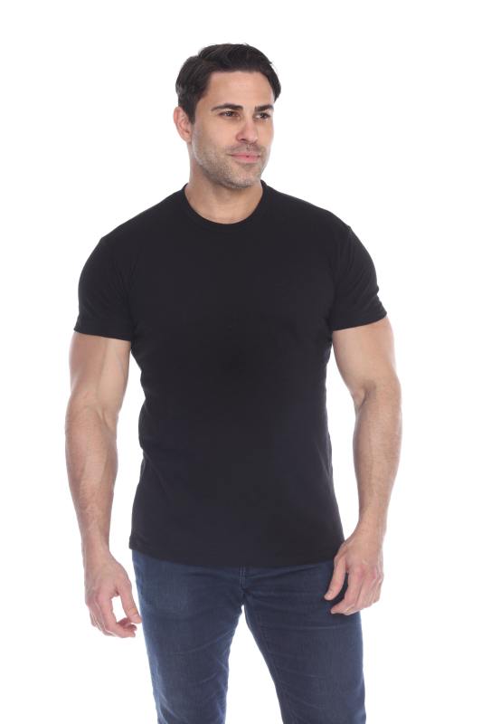 6550 Men's Short Sleeve Cotton Slub Tee