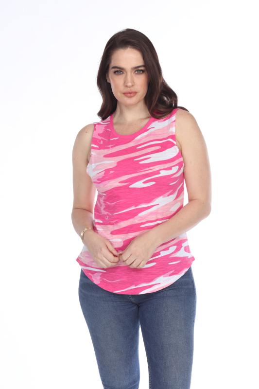 2009C Junior's Camo Print Muscle Tank
