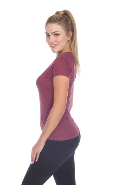 5003 Juniors Cap Sleeve "Tear Drop" V-Neck Tee