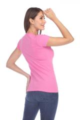 1000 Junior's Luxury Cap Sleeve Crew Neck Tee