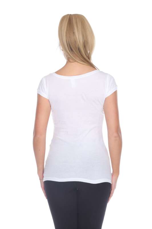 5001 Junior's Cap Sleeve Scoop Neck Tee