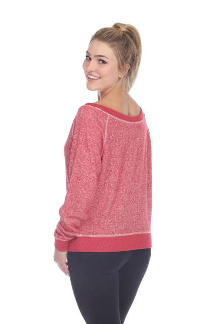 8904 Junior's French Terry Long Sleeve Pullover