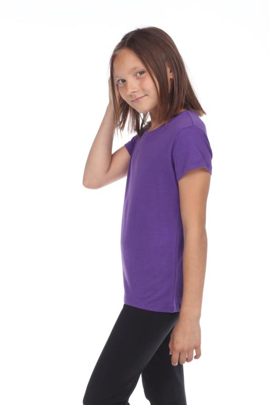 1000G Girls Cap Sleeve Crew Tee