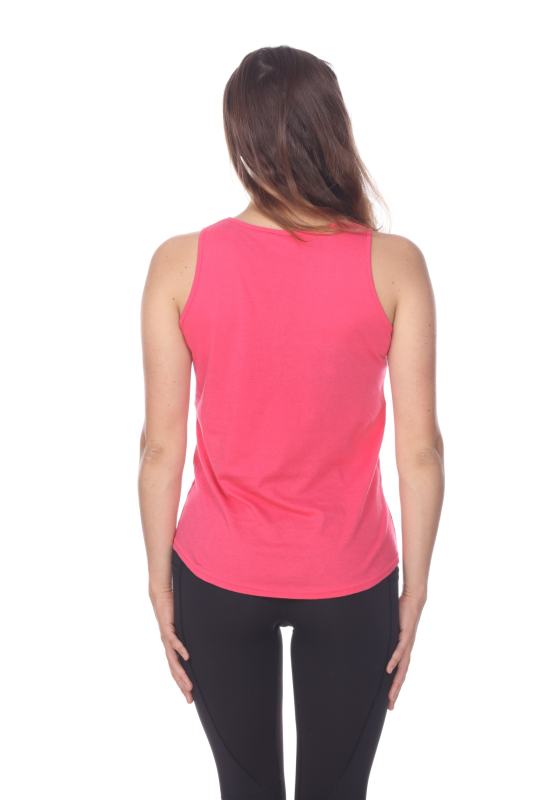 2007 Juniors Scoop Neck Curve Hem Tank