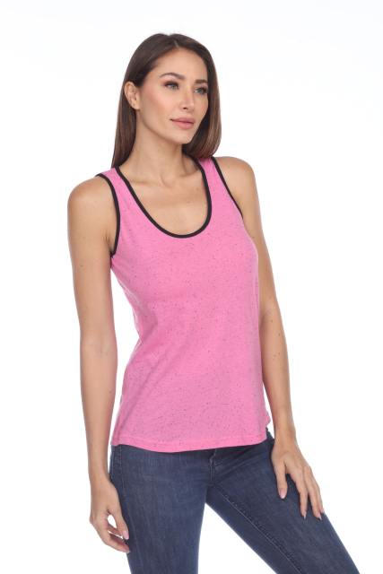 1207 Junior's Curve Hem Nub Ringer Tank