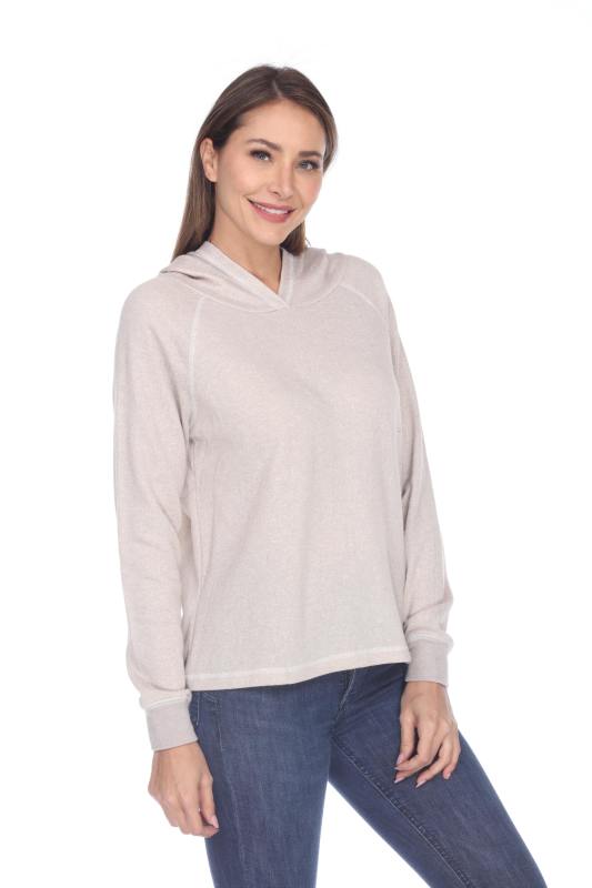 8906 Junior's French Terry Boxy Hoodie Pullover
