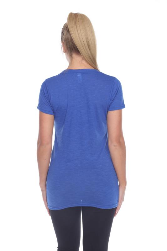 3400 Junior's Poly Rayon Slub Scoop Neck Tee