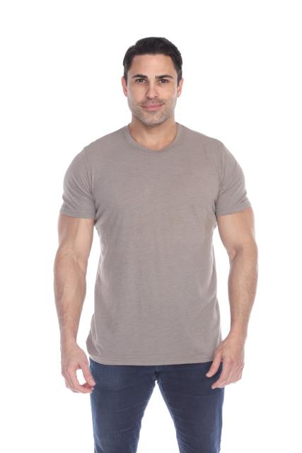 3600 Men's Short Sleeve CVC Blended Crew Neck Tee
