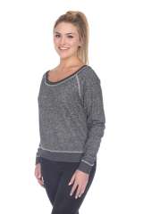 8904 Junior's French Terry Long Sleeve Pullover