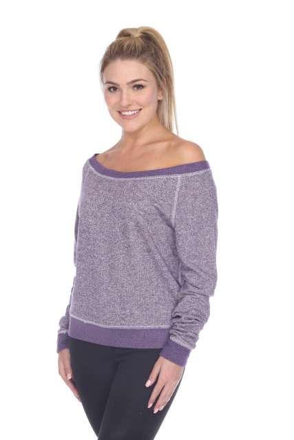 8904 Junior's French Terry Long Sleeve Pullover