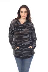 3606C Adult Unisex Camo Print Pullover Hoodie