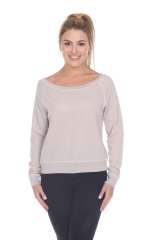 8904 Junior's French Terry Long Sleeve Pullover