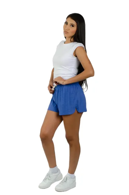3212 Drawstring Tri Blend Lounge Short