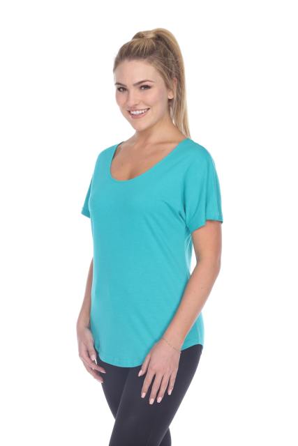 3905 Junior's Bamboo Blend Curve Hem Dolman