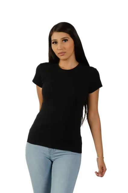 1005 Side Slit High Rise Short Sleeve Tee