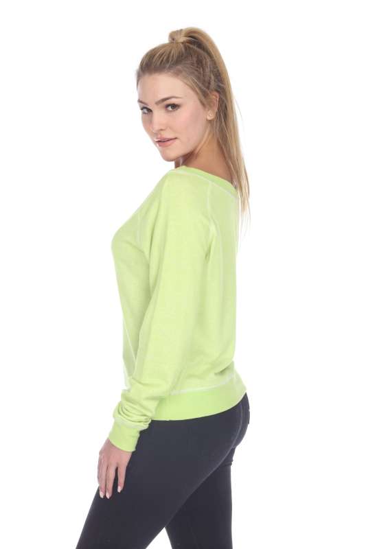 8904 Junior's French Terry Long Sleeve Pullover