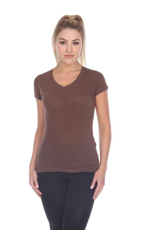 5003 Juniors Cap Sleeve "Tear Drop" V-Neck Tee