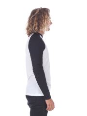3701 Men's Long Sleeve CVC Blended Crew Neck Raglan