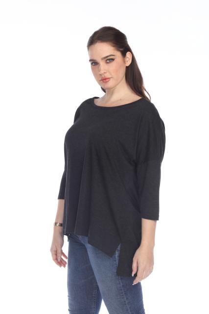 3205 Junior's Tri Blend Hi-Lo Tunic