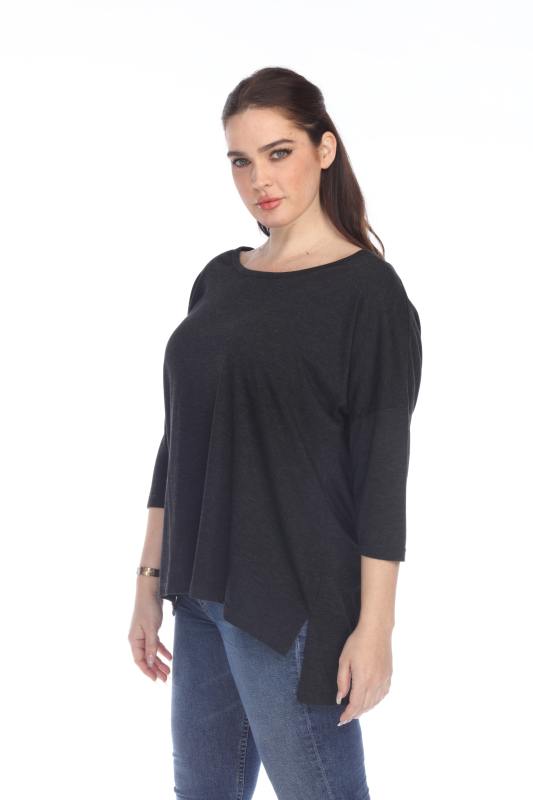 3205 Junior's Tri Blend Hi-Lo Tunic
