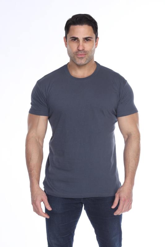 4600 Men's Slim Fit Short Sleeve Crew Neck Tee