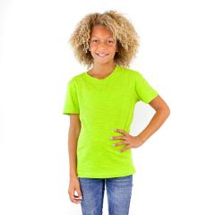 9002 Youth Cotton Slub Short Sleeve Crewneck Tee