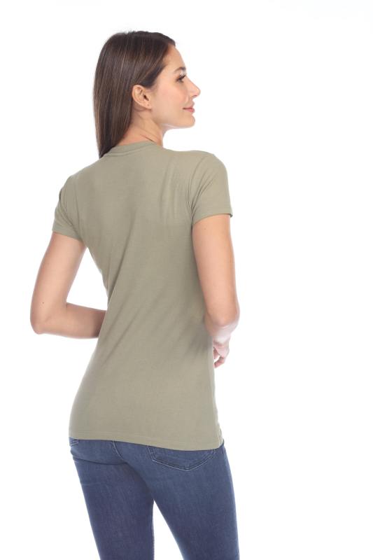 1000 Junior's Luxury Cap Sleeve Crew Neck Tee