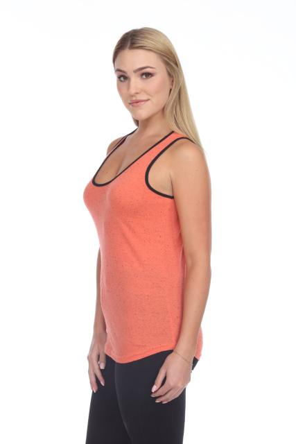 1207 Junior's Curve Hem Nub Ringer Tank