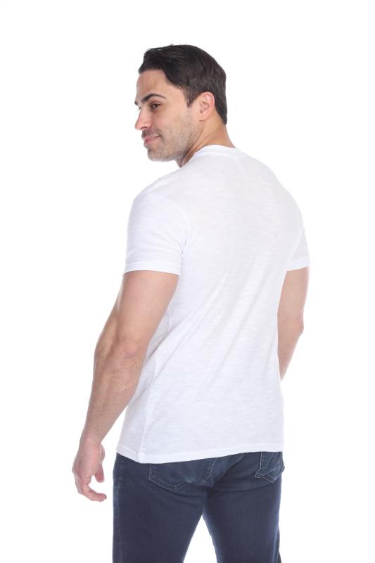 6550 Men's Short Sleeve Cotton Slub Tee
