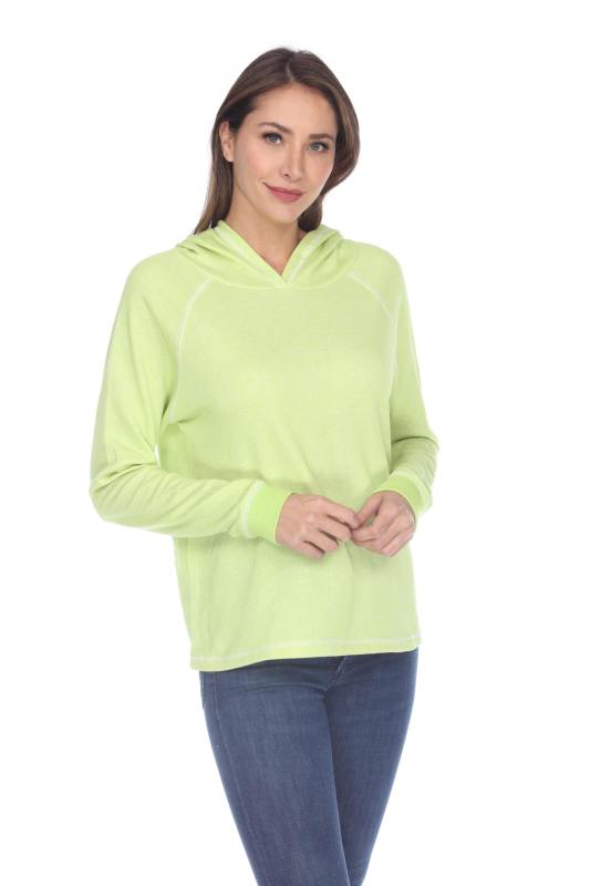 8906 Junior's French Terry Boxy Hoodie Pullover
