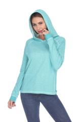 8906 Junior's French Terry Boxy Hoodie Pullover
