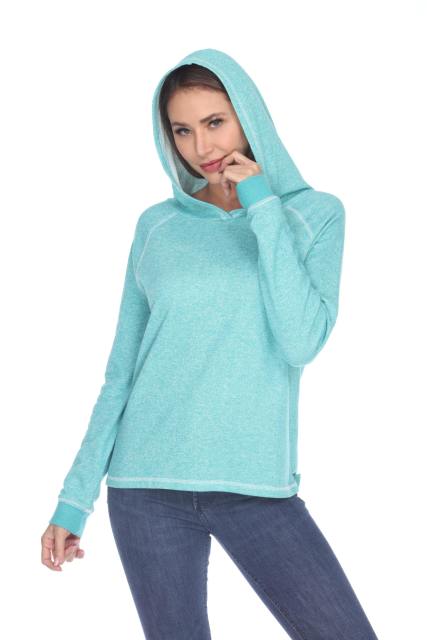 8906 Junior's French Terry Boxy Hoodie Pullover