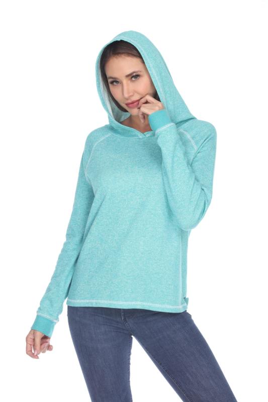 8906 Junior's French Terry Boxy Hoodie Pullover