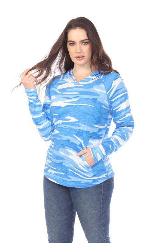 3606C Adult Unisex Camo Print Pullover Hoodie