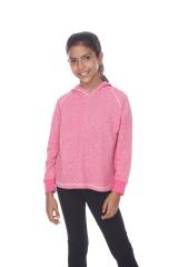 8906G Girls French Terry Pullover Hoodie