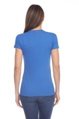 1000 Junior's Luxury Cap Sleeve Crew Neck Tee