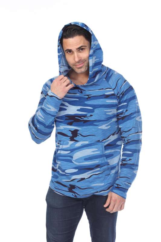 3606C Adult Unisex Camo Print Pullover Hoodie