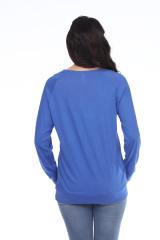 7904 Bamboo Rayon Blend Ladies Long Sleeve Pullover