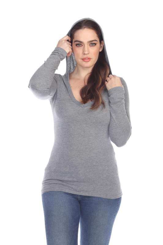6102 Junior's Tri Blend Pullover Hoodie
