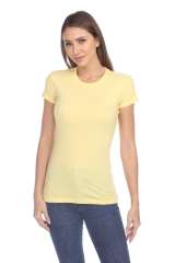 1000 Junior's Luxury Cap Sleeve Crew Neck Tee