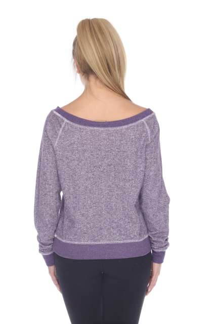 8904 Junior's French Terry Long Sleeve Pullover