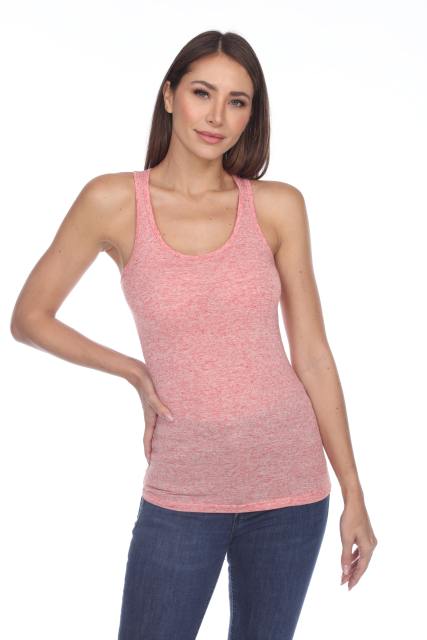 2004 Junior's Poly Linen Blend Racerback Tank
