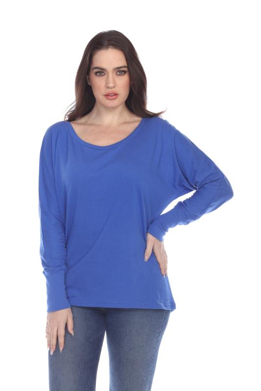 1101 Junior's Kimono Long Sleeve Hi-Lo Tee