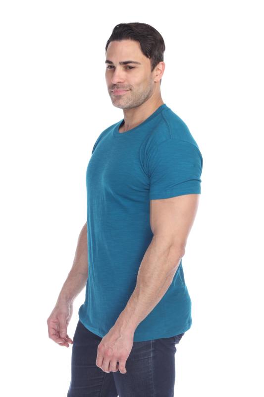 6550 Men's Short Sleeve Cotton Slub Tee