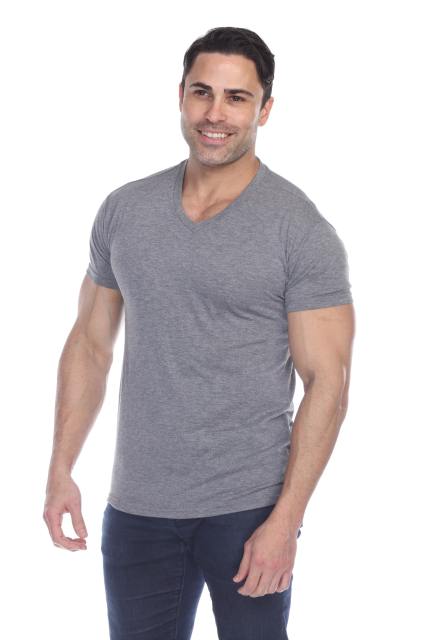 3751 Men's Tri Blend V-Neck Tee