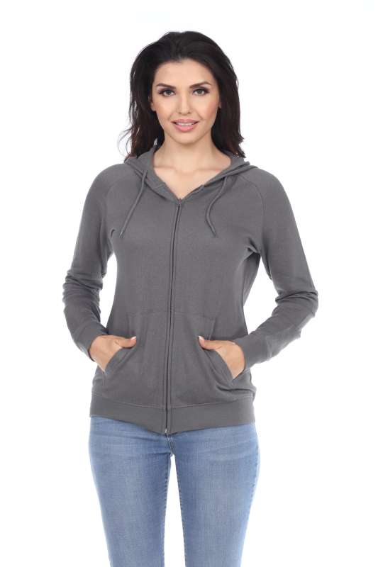 3892 Unisex French Terry Long Sleeve Zip Hoodie
