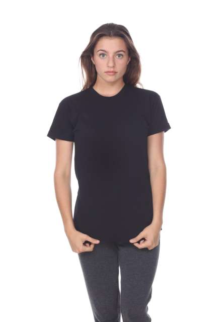 4004 Adult Unisex Short Sleeve Crew Neck Rolled Cuff Tee