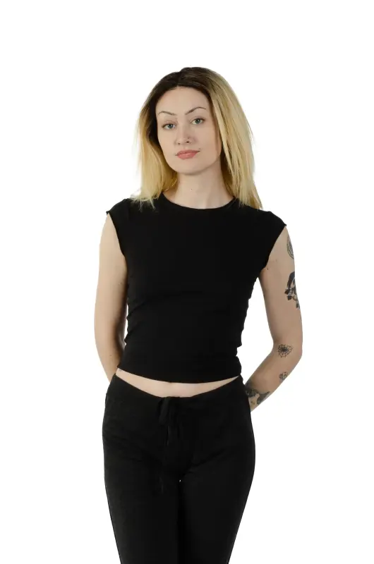 1006 Juniors Cap Sleeve Baby Tee