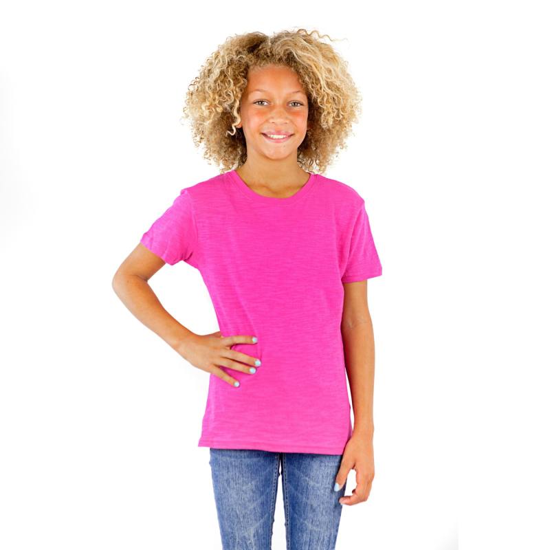 9002 Youth Cotton Slub Short Sleeve Crewneck Tee
