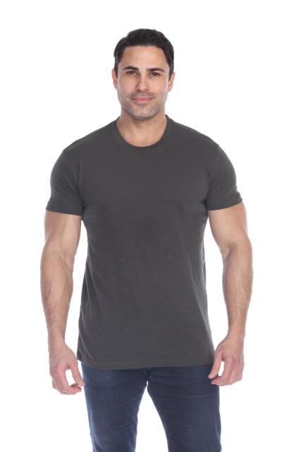 6550 Men's Short Sleeve Cotton Slub Tee